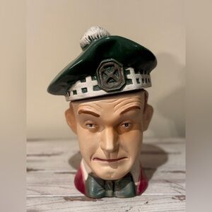 Vintage  Ezra Brooks Decanter  Stan Laurel